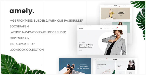 Amely Clean Modern Magento 2 Theme