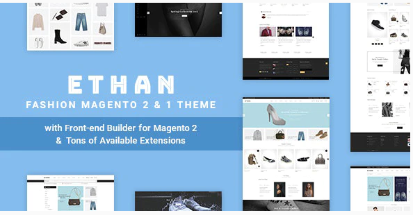 ETHAN Luxury Fashion Magento 2 and 1 Theme