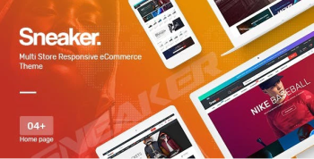 Sneaker Shoes Responsive Magento Theme