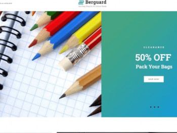 Berguard Office Stationery Supplies Magento Theme