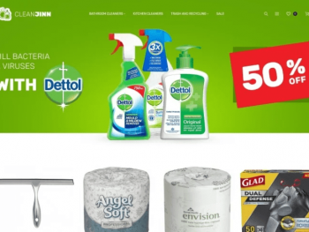 CleanJinn Cleaning Supplies and Tools Store Responsive Magento Theme
