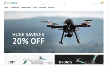 FlyCross Drones Store Magento Theme