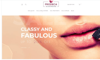 Frodeca Manicure Nail Supplies Responsive Magento 2 Theme