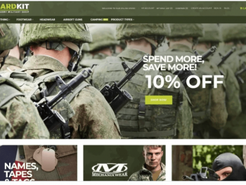 HardKit US Army Military Shop Magento Theme