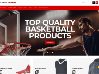 OlympicChamps Basketball Store Magento Theme
