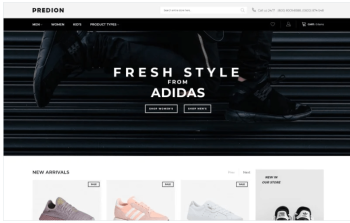 Predion eCommerce Simple Shoe Store Magento Theme