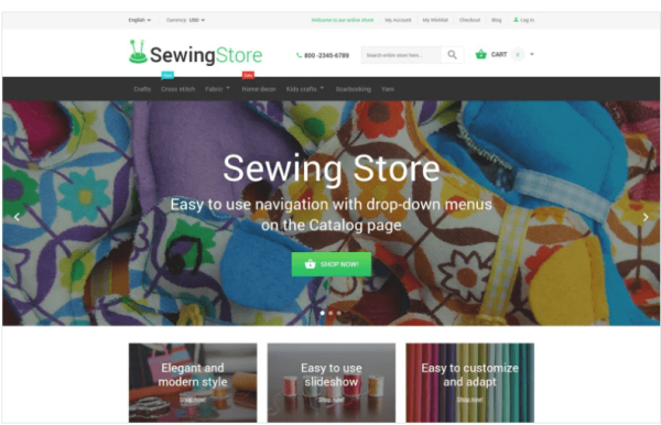 Sewing Store Magento Theme