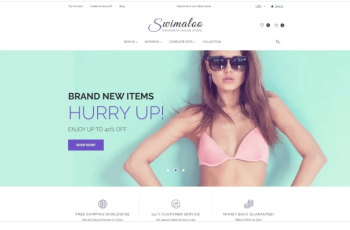 Swimaloo Swimwear Online Store Magento Theme