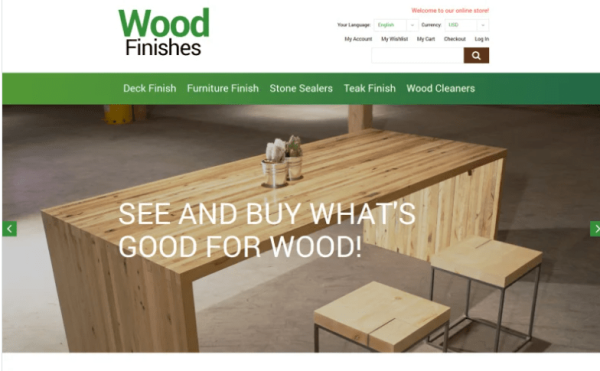 Wood Finishes Promotion Magento Theme