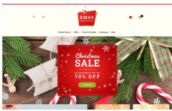 Xmas Christmas Gifts Store Responsive Magento Theme