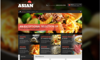 Asian Grocery Magento Theme