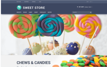 Candy Web Store Magento Theme