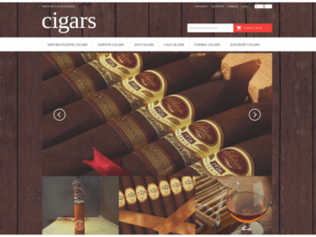 Cigar Flavor Magento Theme
