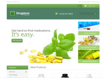 Drug Store Responsive Magento Theme 1