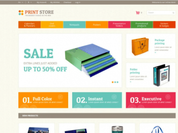 Print Store Magento Theme