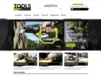 Tools Equipment Responsive Magento Theme 1